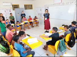A agenda também incluiu momentos de sugestões para ampliar as aprendizagens e o desenvolvimento das metodologias adotadas nos programas do IAS, que em Araguaína tem 99% ou 100% de aproveitamento