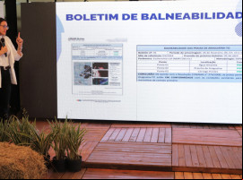 Os boletins de medição e balneabilidade feitos pelo Laboara nos pontos de monitoramento são de livre o e estão disponíveis