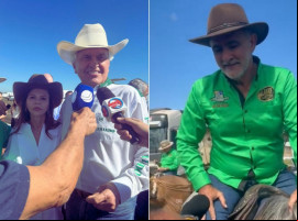 À esq., Prefeito Wagner Rodrigues, senadora Dorinha (cotada para o governo), governador de Goiás e presidenciável Ronaldo Caiado, e à dir., Dep. Amélio Cayres, também cotado ao governo do TO. 