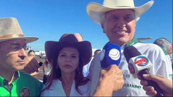 Governador de Goiás e pré-candidato à presidência Ronaldo Caiado defendeu nome de Dorinha para o governo do Tocantins